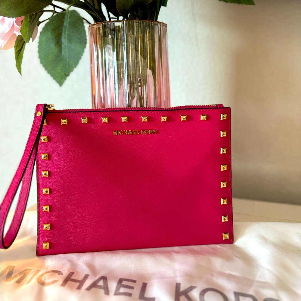 Authentic MK Oversized Wristlet